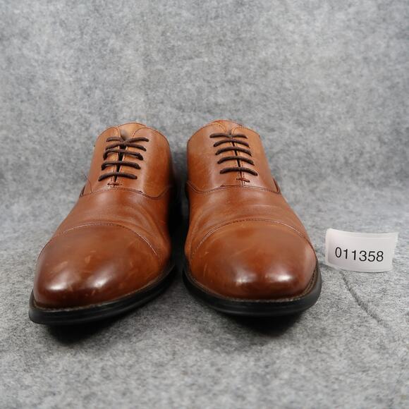 Stacy Adams Shoes Mens 10.5 Oxford Dress Cap Toe Leather Brown Formal Business main image 4